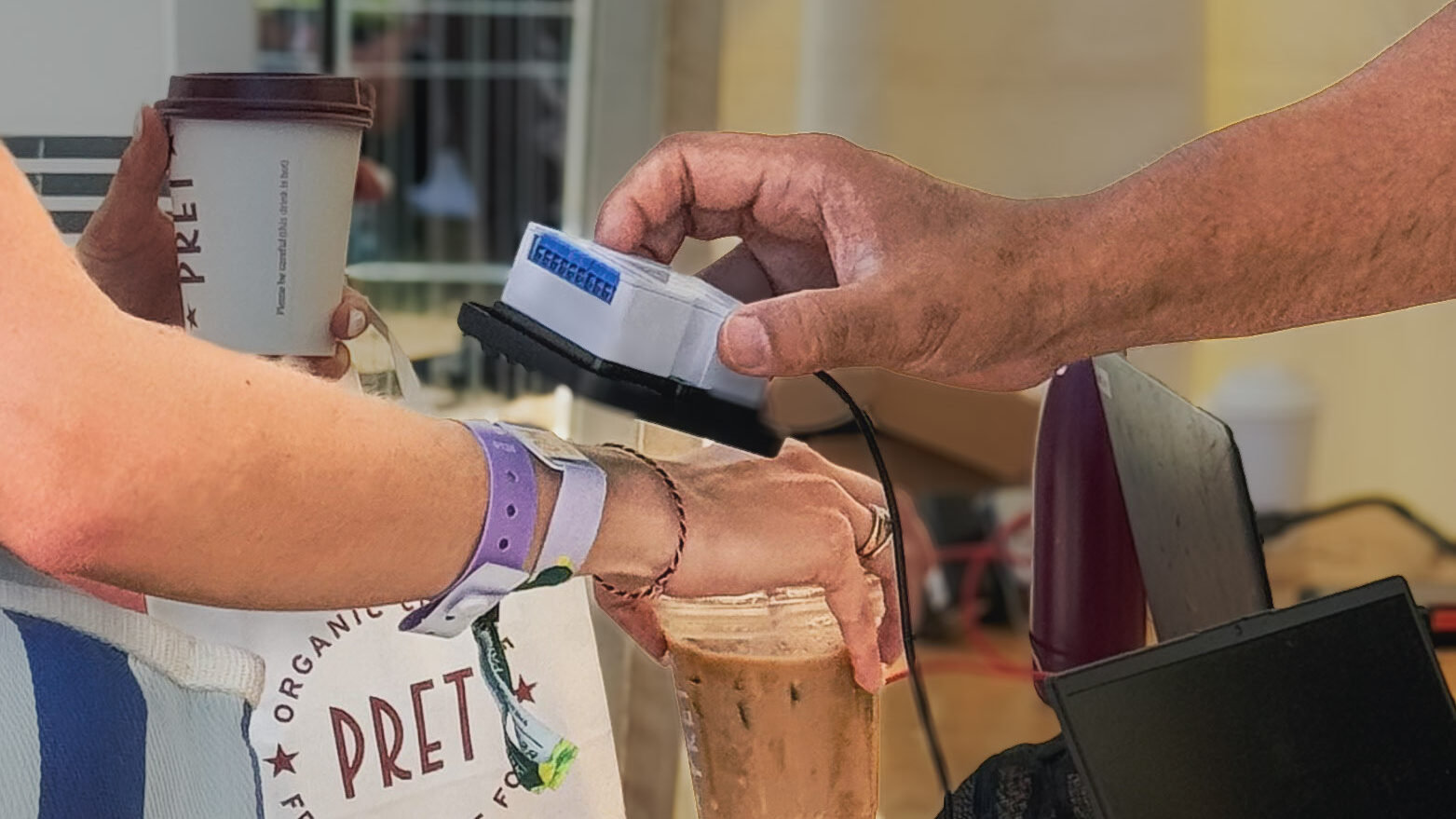 Access93 Cube fast lane scanners system scanning day passes at BST Hyde Park 2025.