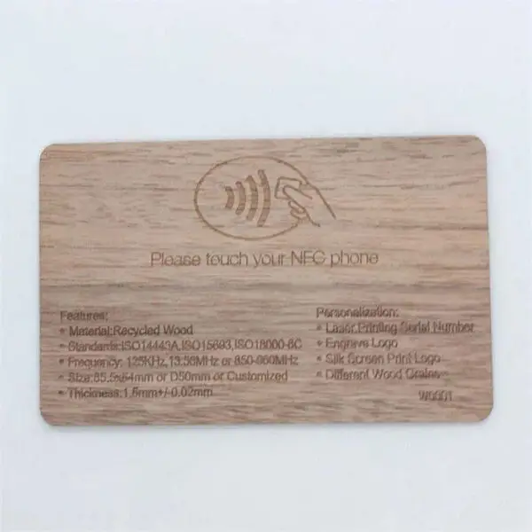 Bamboo NFC Card