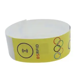 Disposable Vinyl NFC/RFID Wristband