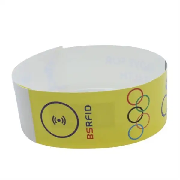 Disposable Vinyl NFC/RFID Wristband